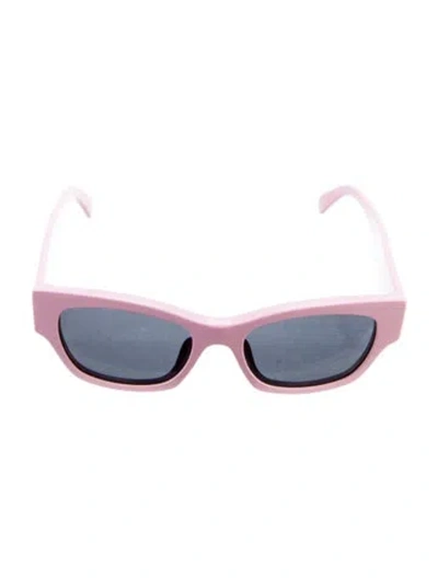 Pre-owned Celine Narrow Tinted Sunglasses In Pink
