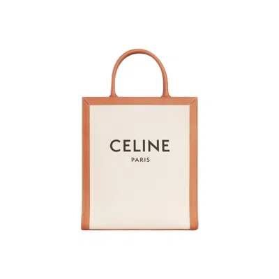 Celine Purple Mini Tote For Women, Ss22 Collection In Tan