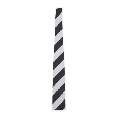 Celine Navy Blue Silk 8.5x145cm Tie