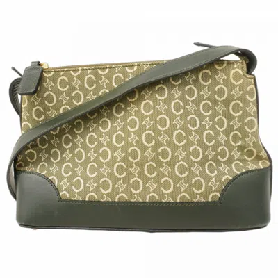 Pre-owned Celine Navy Canvas Shoulder Bag ()