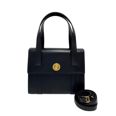 Pre-owned Celine Navy Leather Handbag Shoulder Bag ()