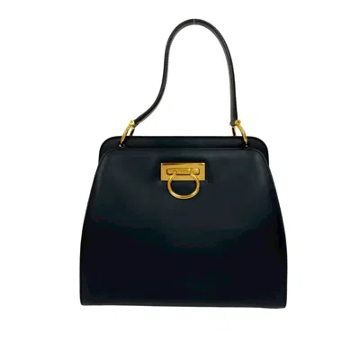 Pre-owned Celine Navy Leather Handbag Tote Bag ()