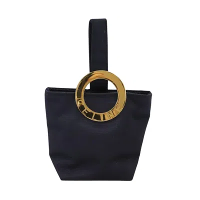 Pre-owned Celine Céline Navy Synthetic Clutch Bag () In Blue