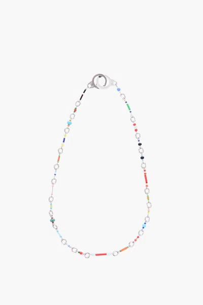 Pre-owned Celine Necklace With Colored Beads In Multicolor