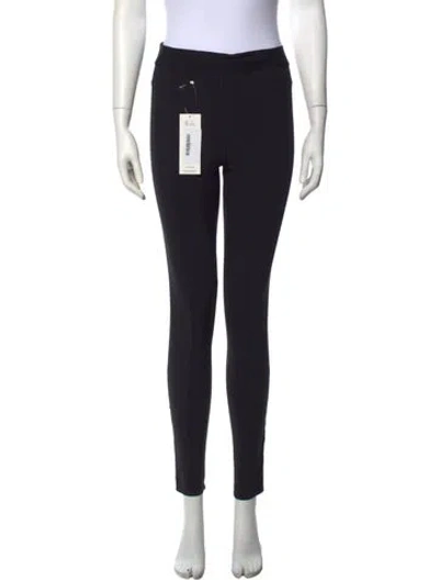 Pre-owned Celine Neoprene Skinny Leg Pants In Black