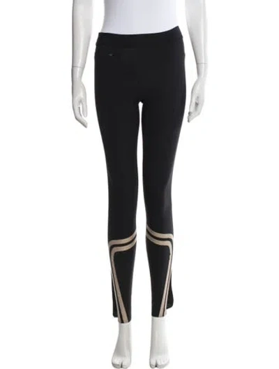 Pre-owned Celine Neoprene Skinny Leg Pants In Black