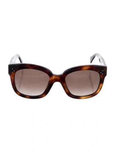 Pre-owned Celine New Audrey Oversize Sunglasses In Brown