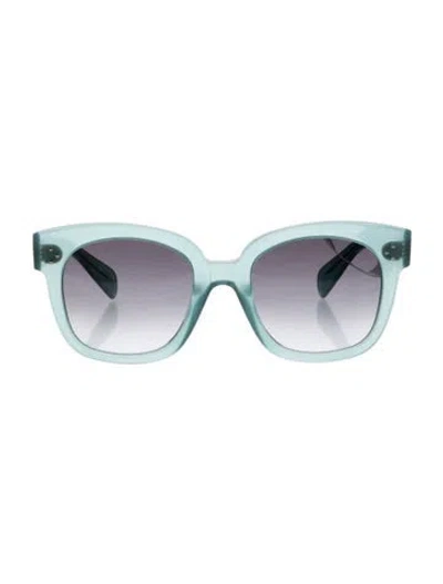 Pre-owned Celine New Audrey Square Sunglasses In Blue