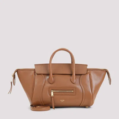 Celine New Luggage Handbag In Leather In Brown