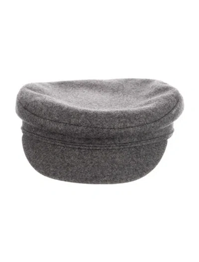 Pre-owned Celine Newsboy Hat In Grey