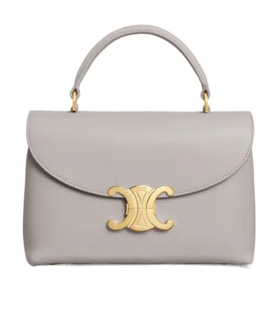 Celine Nino Shoulder Bag In Gray