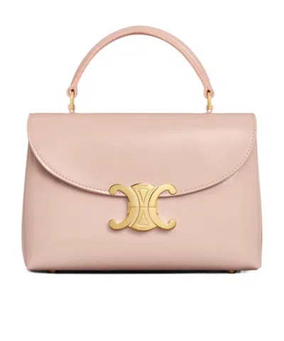 Celine Nino Teen Shoulder Bag In Nude