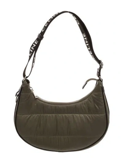 Pre-owned Celine Nylon Ava In Green