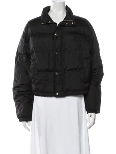 Pre-owned Celine Nylon Down Jacket In Black