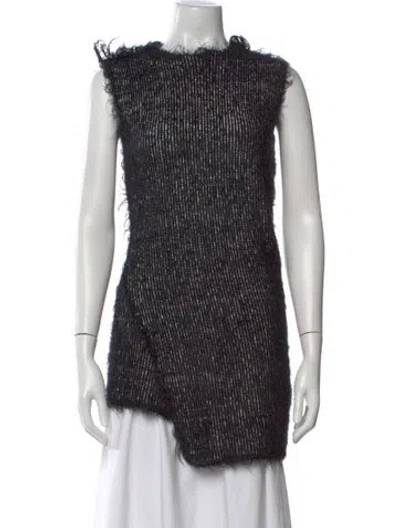 Pre-owned Celine Nylon Mini Dress In Black