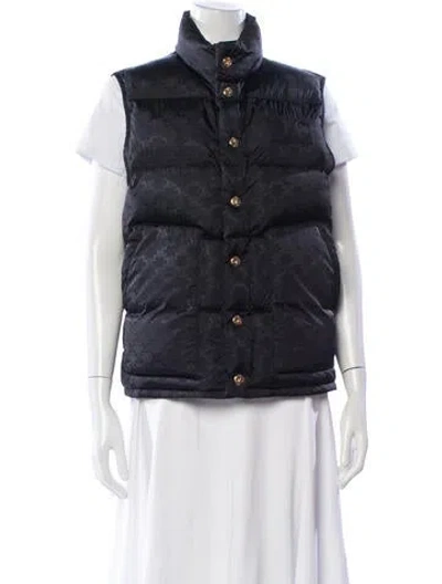 Pre-owned Celine Nylon Patterned Vest In Blue