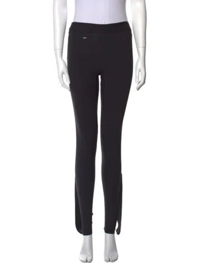 Pre-owned Celine Nylon Skinny Leg Pants In Black
