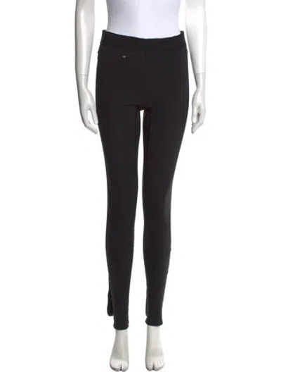 Pre-owned Celine Nylon Skinny Leg Pants In Black
