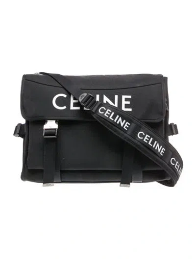 Pre-owned Celine Nylon Trekking Messenger Large 2023 In Black