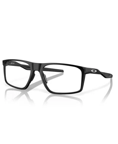 Celine Oakley Rectangle Men's Bat Flip Eyeglasses, Ox8183 In Satin Black