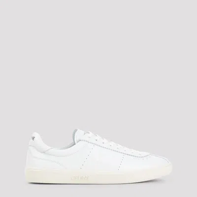 CELINE OFF WHITE LACE UP SNEAKERS