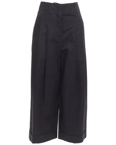 Pre-owned Celine Old Phoebe Philo Cotton High Waisted Wide Pants, Size Eu, 34 (authentic  Pre-loved)