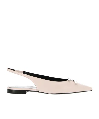 Celine Women Alma Triomphe Slingback Ballerina In Multicolor