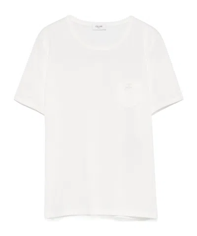 Celine Open-necked Black Shirt In Multicolor