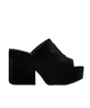Celine Open-toed High-heeled Sandals In Black
