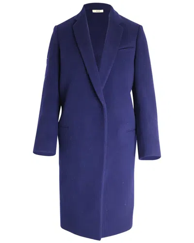 Celine Open-front Coat (authentic Pre-loved) In Blue