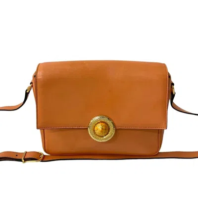 Pre-owned Celine Orange Leather Pochette Shoulder Bag ()