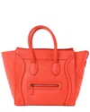 Celine Orange Snakeskin Mini Luggage (authentic Pre-loved)