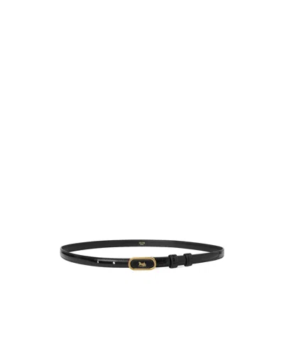 Celine Oval Belt In Black