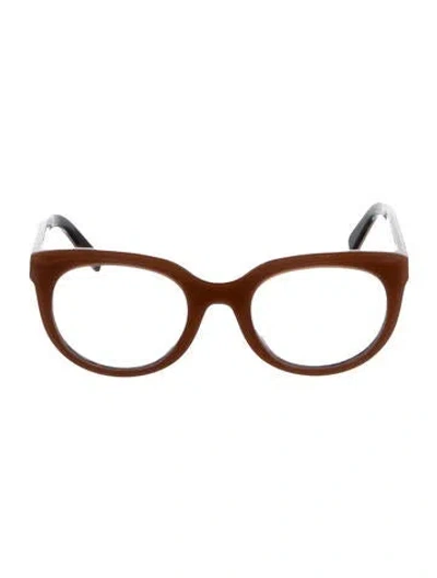 Pre-owned Celine Oversize Eyeglasses In Brown