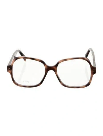Pre-owned Celine Oversize Eyeglasses In Brown