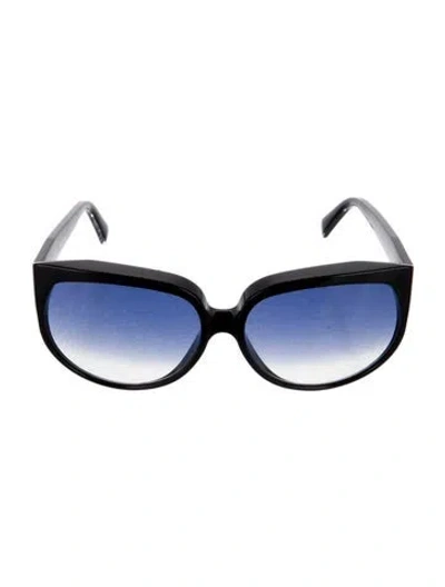 Pre-owned Celine Oversize Gradient Sunglasses In Black