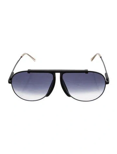 Pre-owned Celine Oversize Gradient Sunglasses In Black
