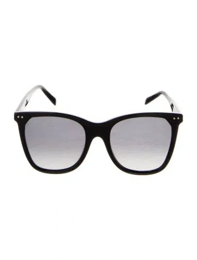 Pre-owned Celine Oversize Gradient Sunglasses In Black