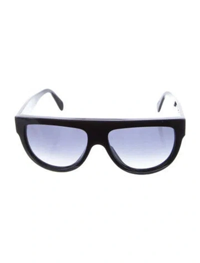 Pre-owned Celine Oversize Gradient Sunglasses In Black