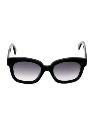 Pre-owned Celine Oversize Gradient Sunglasses In Black