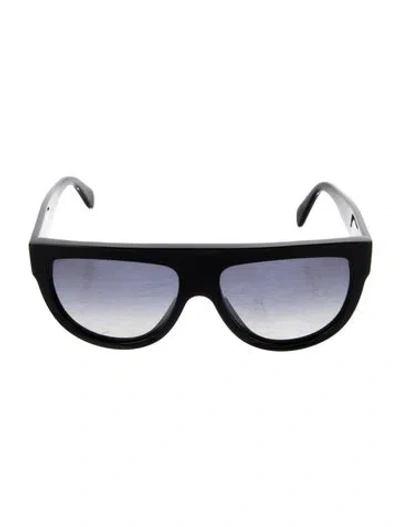 Pre-owned Celine Oversize Gradient Sunglasses In Black