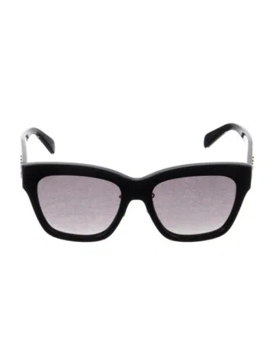 Pre-owned Celine Oversize Gradient Sunglasses In Black