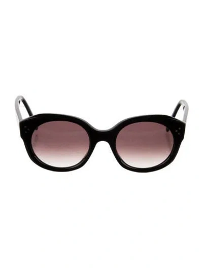 Pre-owned Celine Oversize Gradient Sunglasses In Black