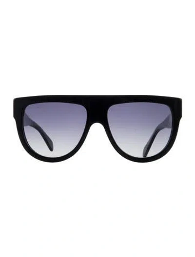 Pre-owned Celine Oversize Gradient Sunglasses In Black