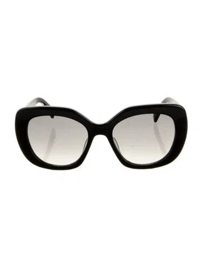 Pre-owned Celine Oversize Gradient Sunglasses In Black