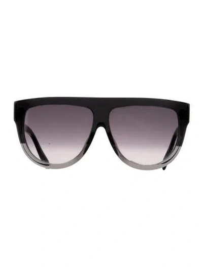Pre-owned Celine Oversize Gradient Sunglasses In Black