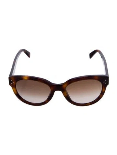 Pre-owned Celine Oversize Gradient Sunglasses In Brown