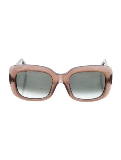 Pre-owned Celine Oversize Gradient Sunglasses In Brown