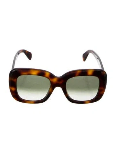 Pre-owned Celine Oversize Gradient Sunglasses In Brown