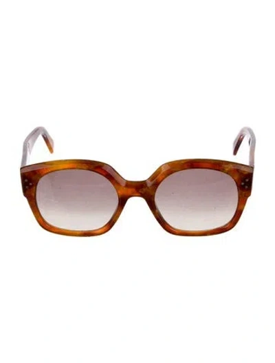 Pre-owned Celine Oversize Gradient Sunglasses In Brown